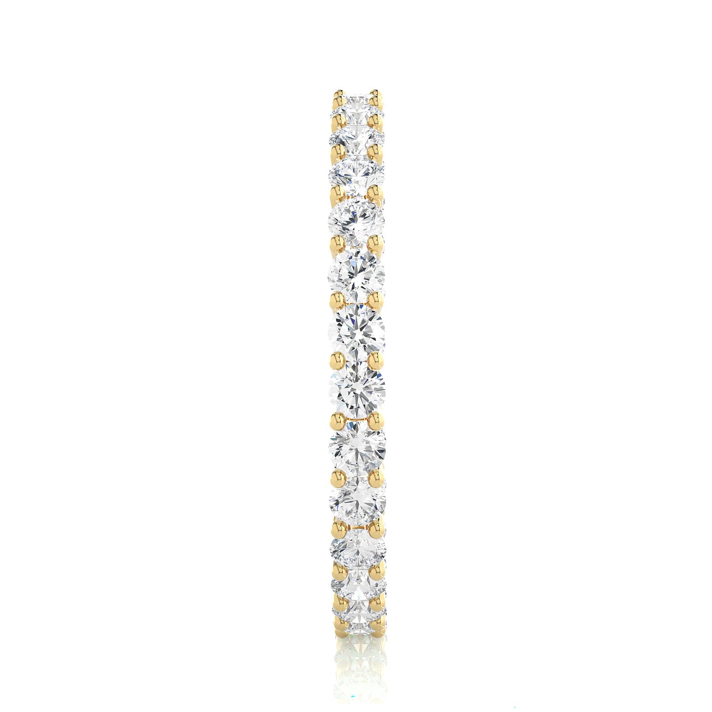 1.04Ct IGI Certified Lab Grown Diamond Eternity Ring 14K | 18K Gold VS1/G