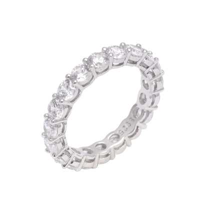 925 Sterling Silver Stack-able Eternity Ring For Women