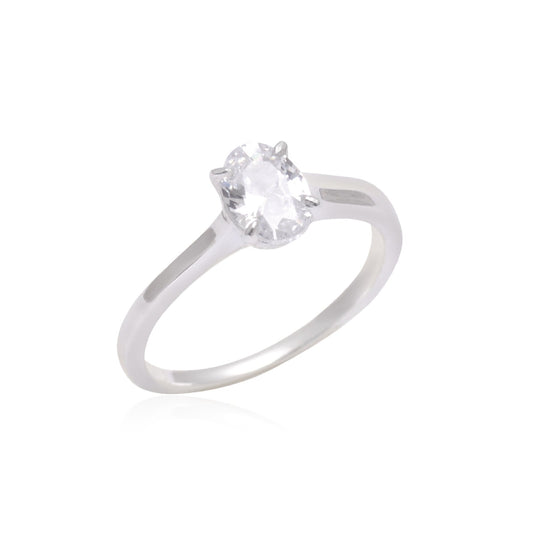 925 Sterling Silver Solitaire Ring For Women